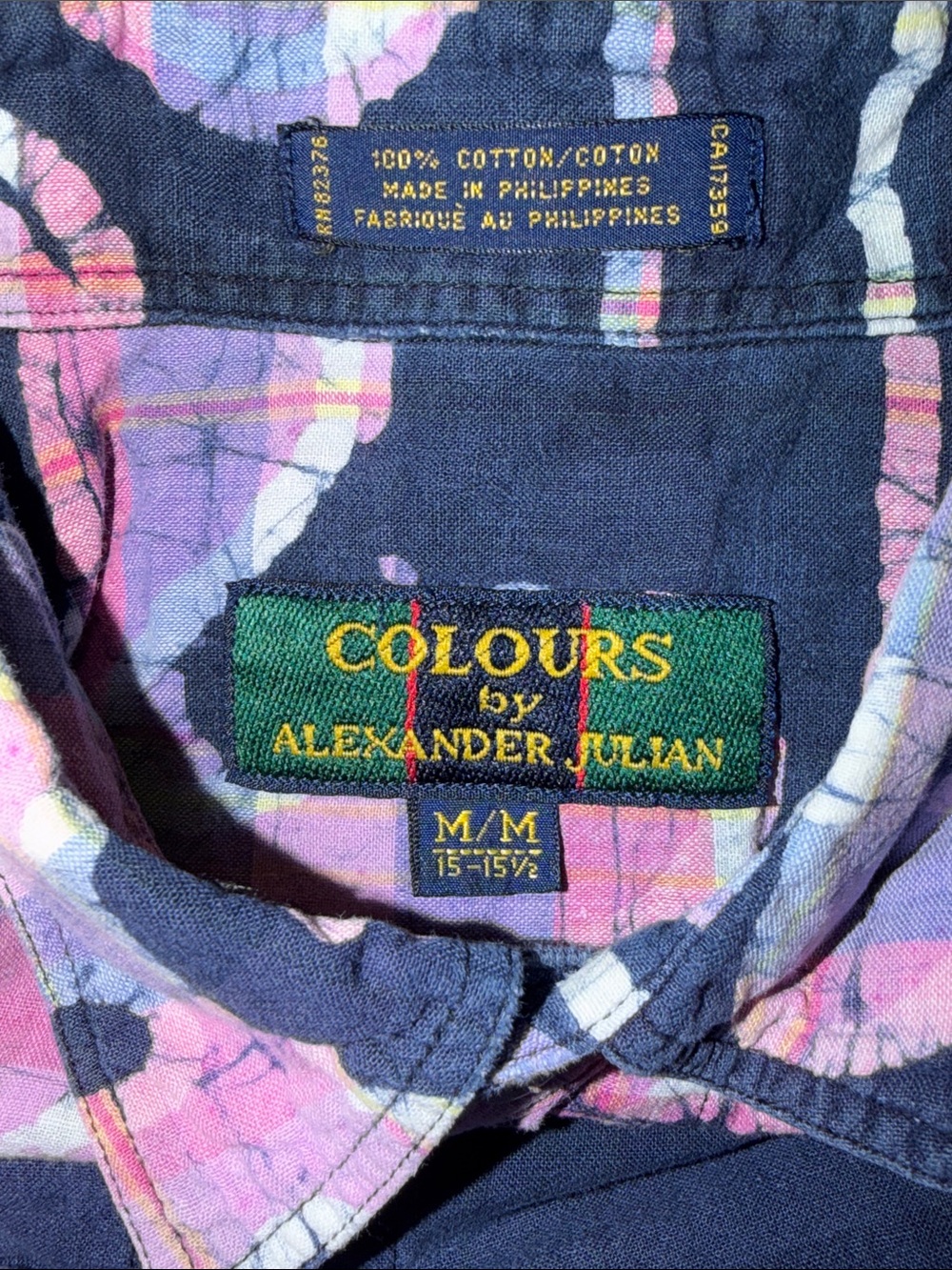 Colours by Alexander Julian Men’s Floral Button-Up Shirt, Size M - Picture 8 of 11